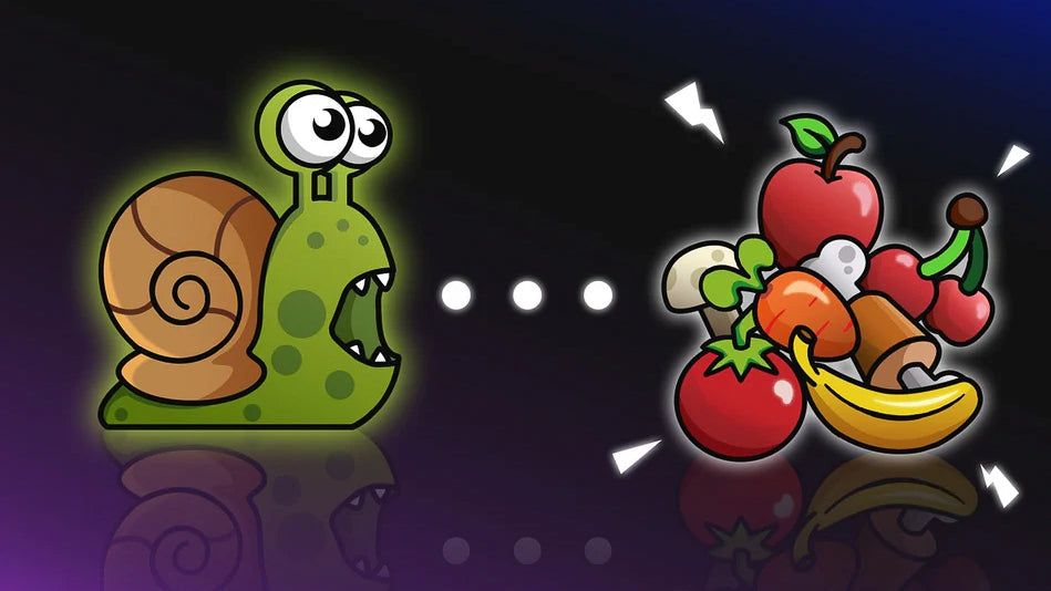 Throw, Run and Catch: Hungry Snail game