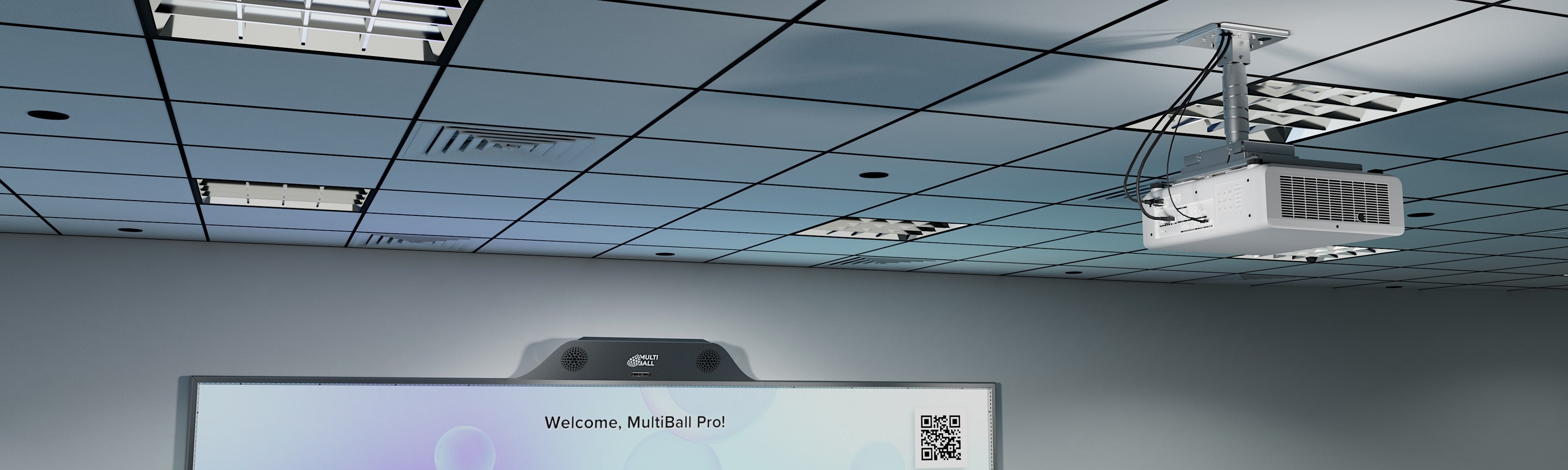 Image of the projector for the interactive MultiBall systems