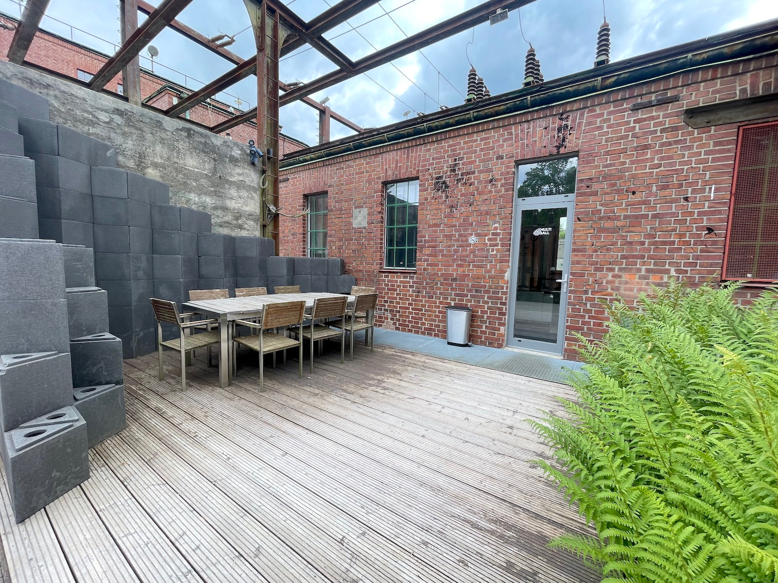 Sun Terrace for MultiBall PlayRoom Bookings with Outdoor Seating Area