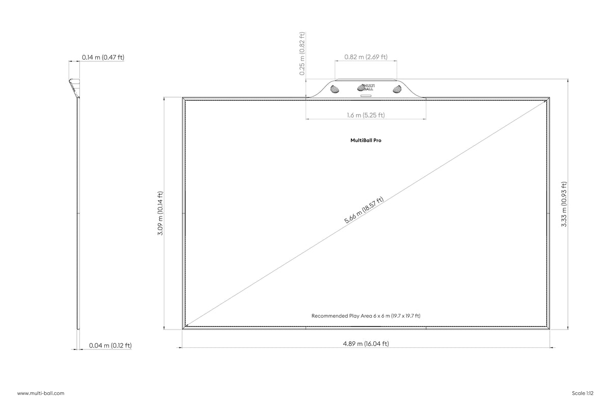 Measurements of the MultiBall Pro