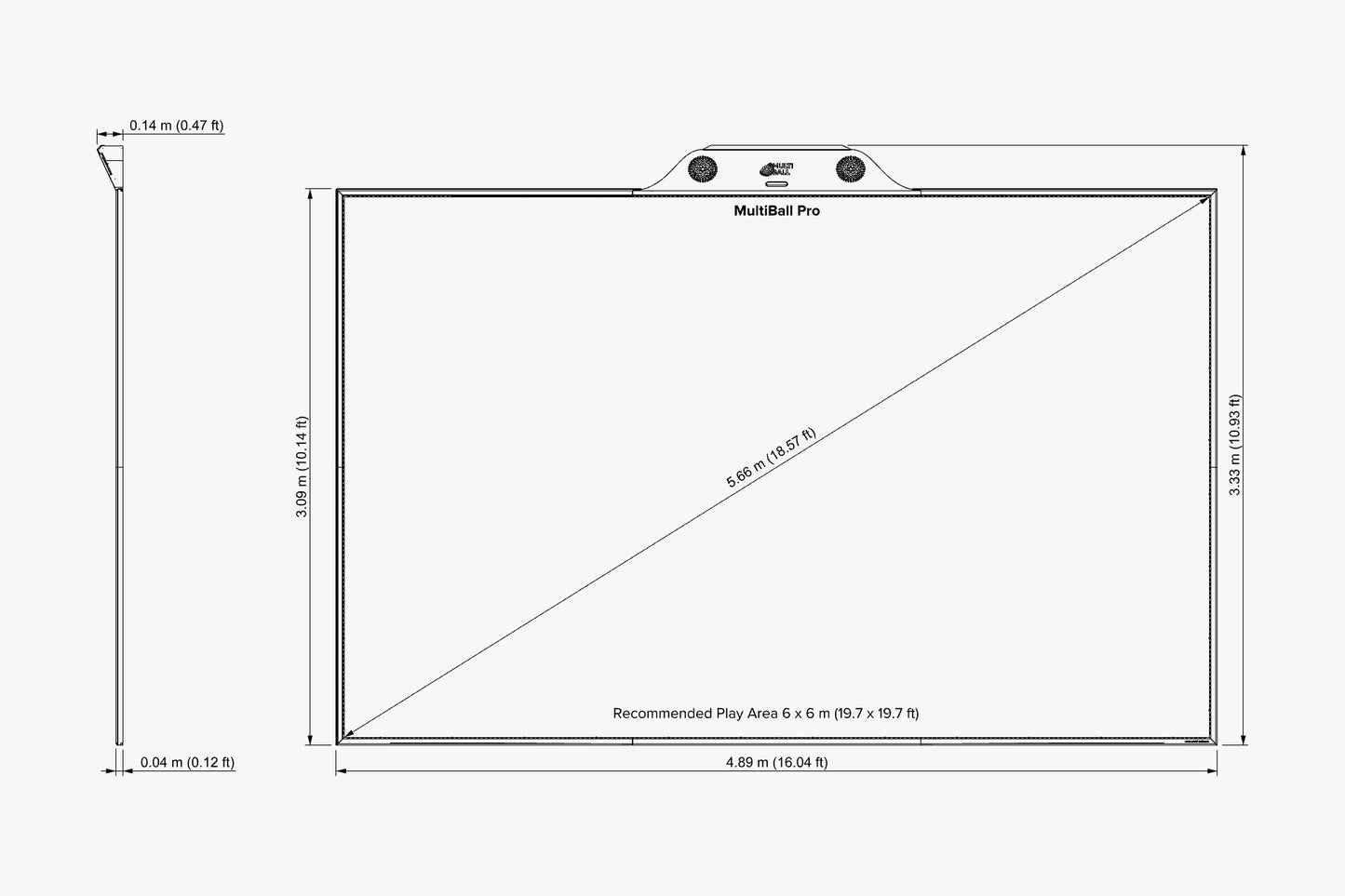 Measurements of the MultiBall Pro